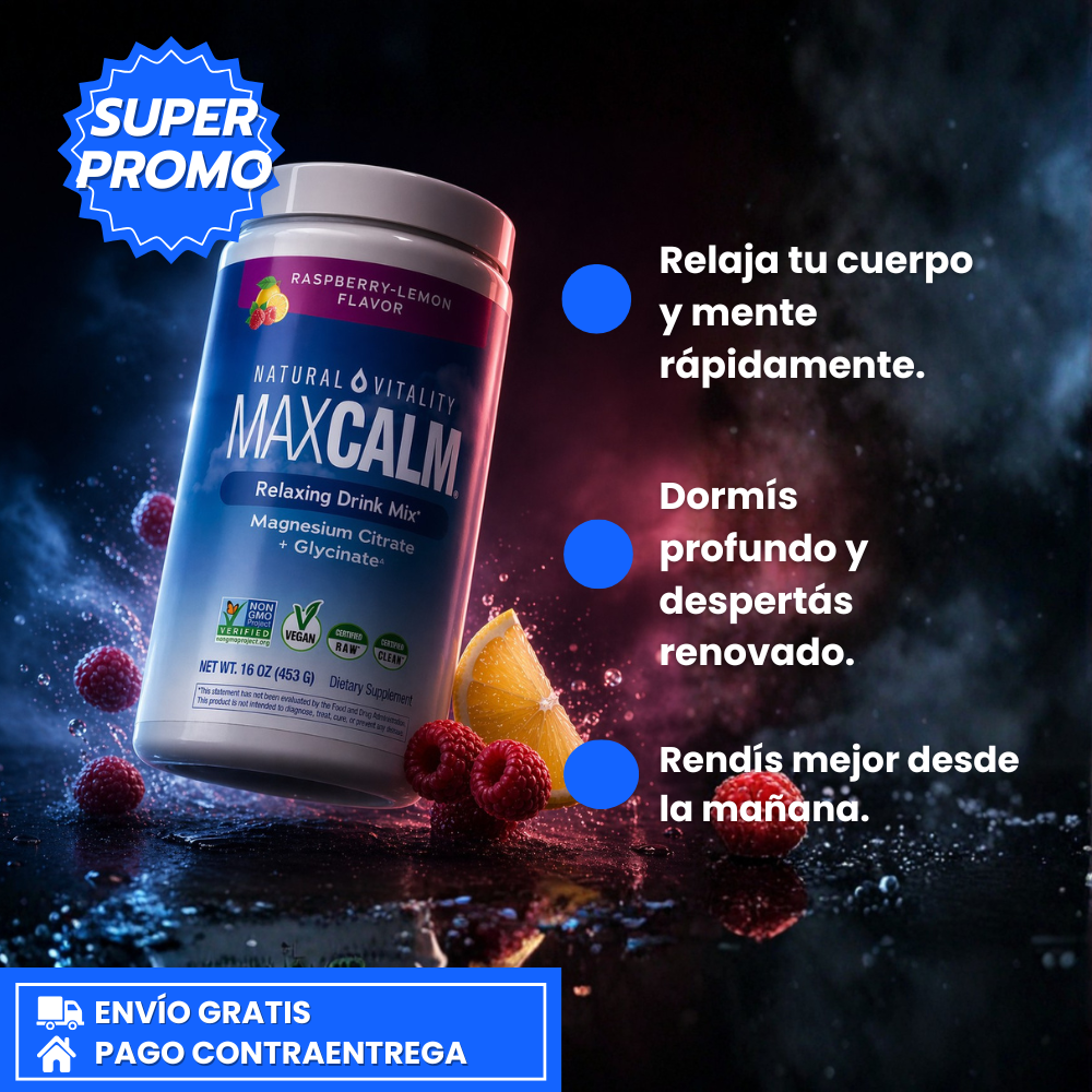 MAXCALM-Alivia tu cuerpo y mejora el estrés